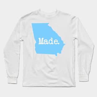 Georgia Made GA Blue Long Sleeve T-Shirt